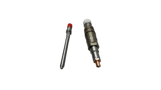 Cummins 2897320 fuel injector and nozzle front angle view