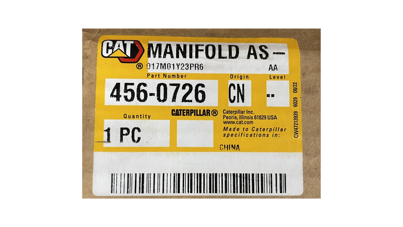 Shop 456-0726 - Genuine CAT DEF Module Manifold Label - wisentpartscenter.com