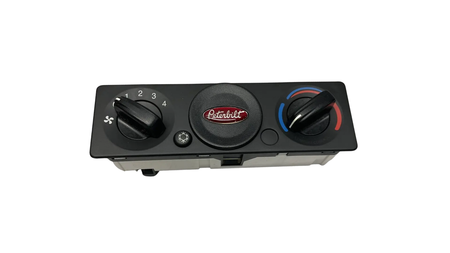 Peterbilt Q21-1122 sleeper HVAC control assembly front view