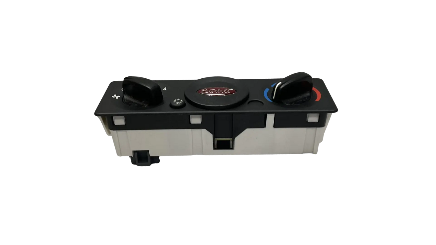 Peterbilt Q21-1122 sleeper HVAC control assembly front angle view
