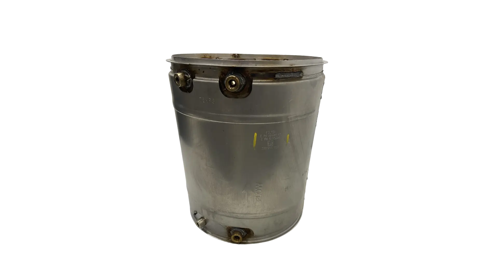Cummins 5289769 diesel particulate filter DPF front view