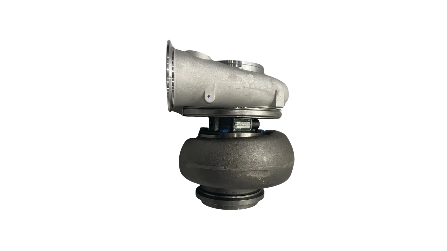 Detroit Diesel 23518588 turbocharger opposite side profile view