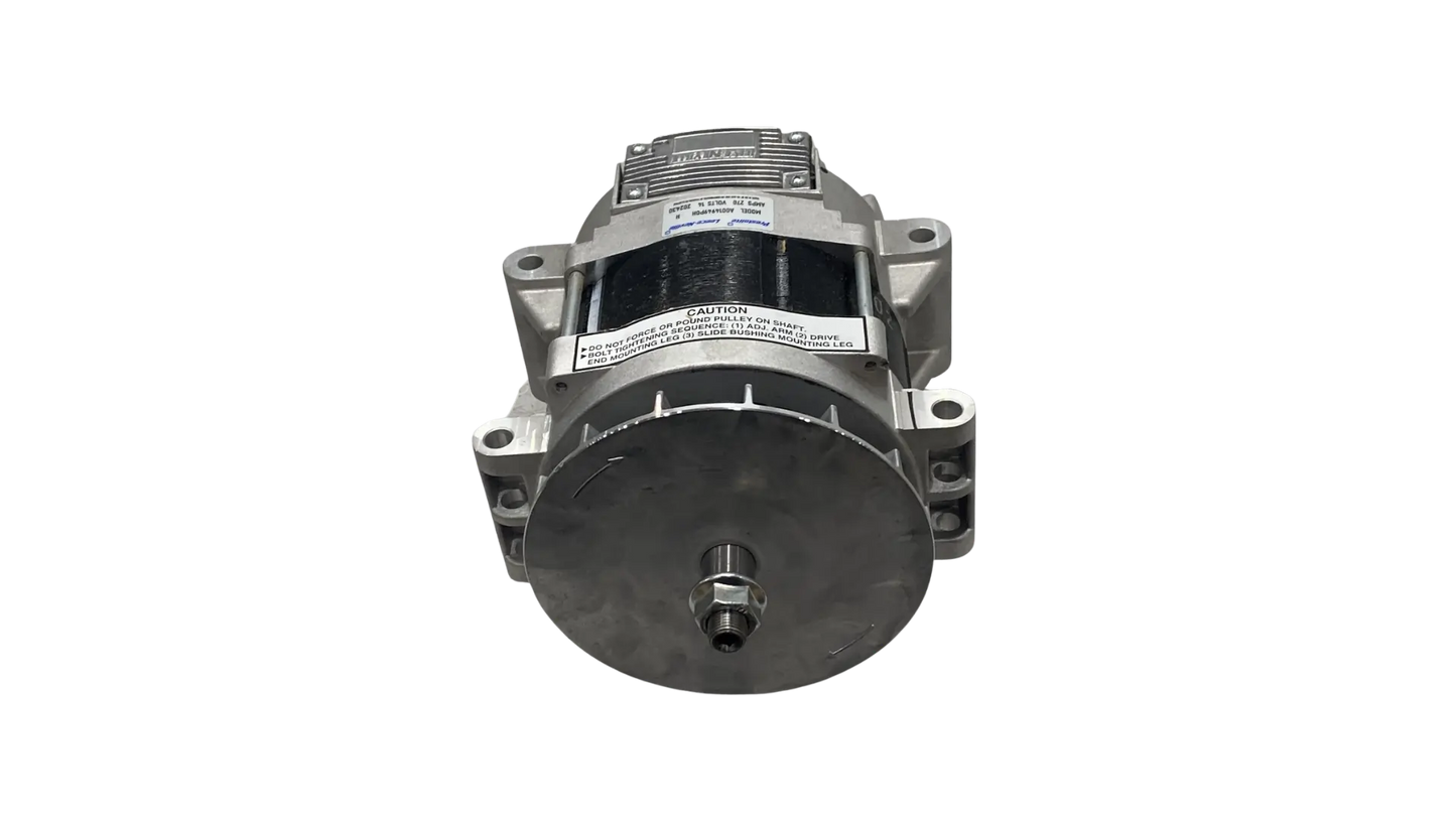 Leece Neville 4949PGH 14V 270A alternator pulley end view