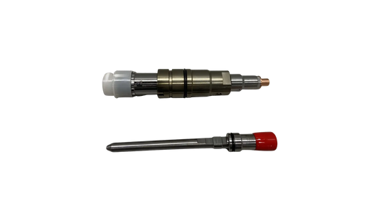 Cummins 2897320 fuel injector and nozzle side view