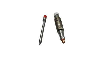 Cummins 2897320 fuel injector and nozzle front angle view