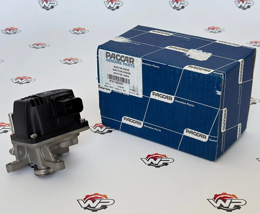 Paccar DEF doser on the branded background
