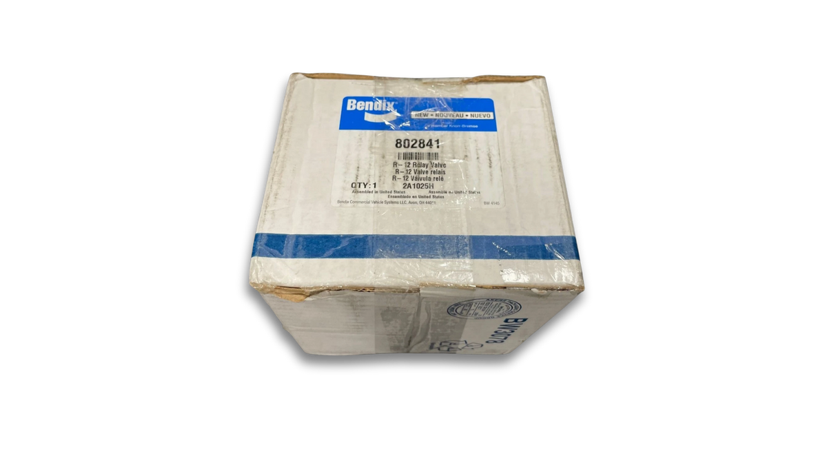 Buy 802841 - Genuine Bendix R-12 Air Brake Relay Valve - Box - wisentpartscenter.com