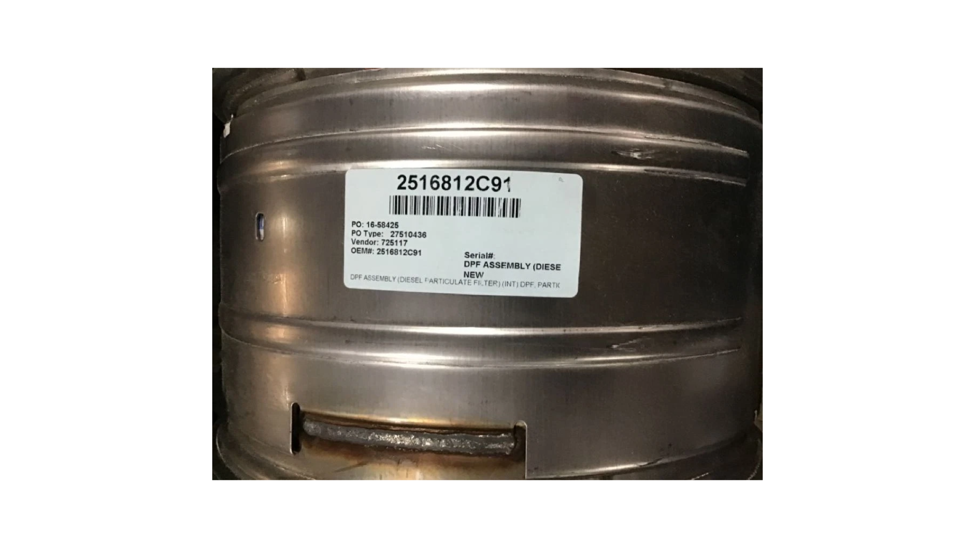 2516812C91 - Genuine International (DPF) Diesel Particulate Filter - 1 - wisentpartscenter.com